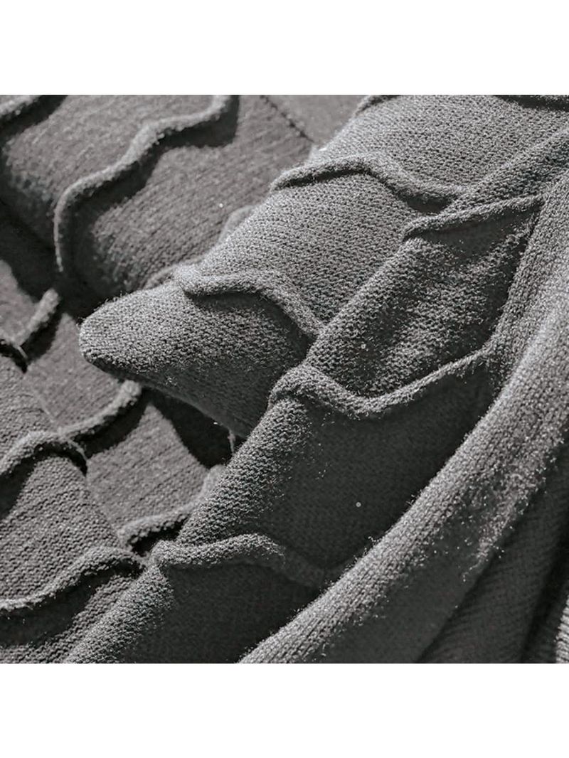Almofada Tricô 45cm X 45cm Altenburg Serenité Cinza Aço