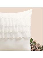 Almofada Altenburg Haus Puro Algodão Bovary Branco