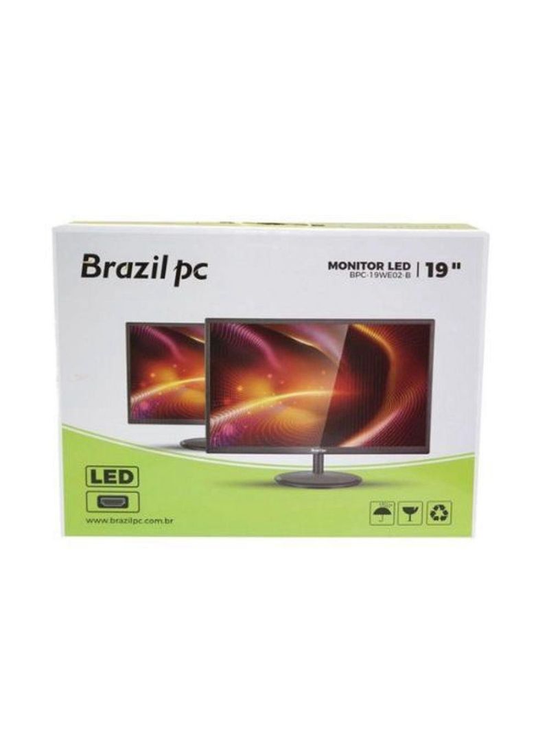 Monitor Led 19 19we02-b Hd 60hz Preto Widescreen