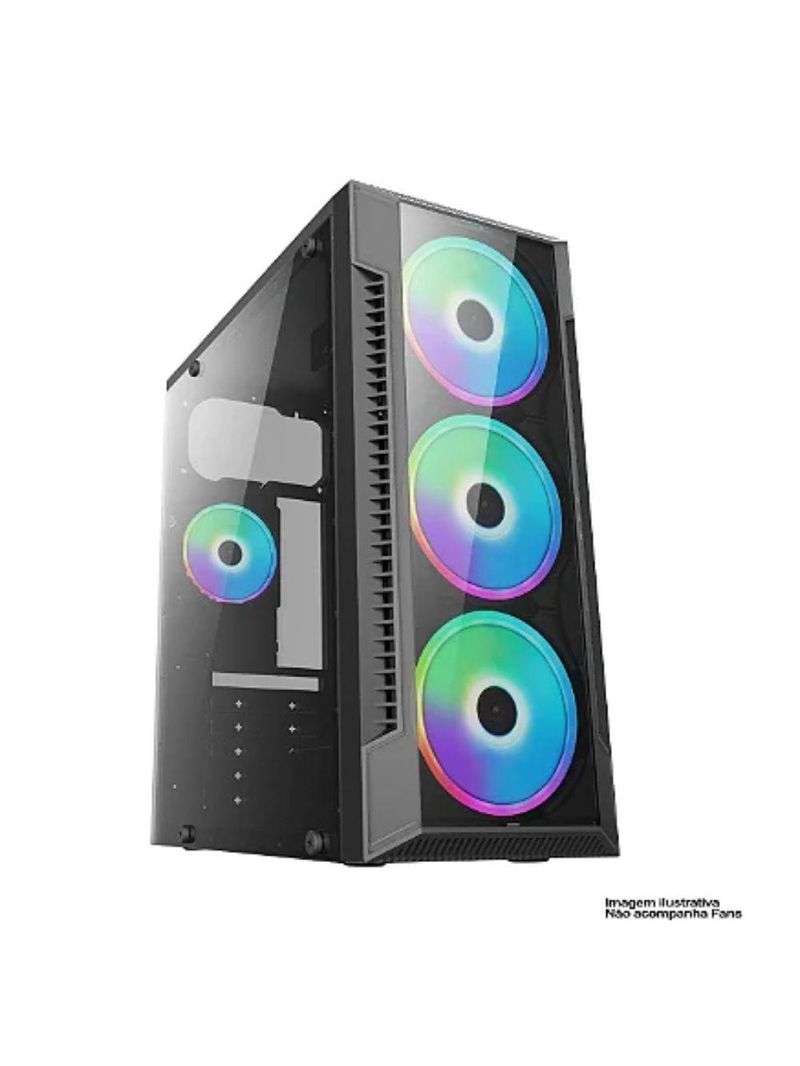 Gabinete Gamer Pc Bpc-c3147 Sem Fonte 3 Fans
