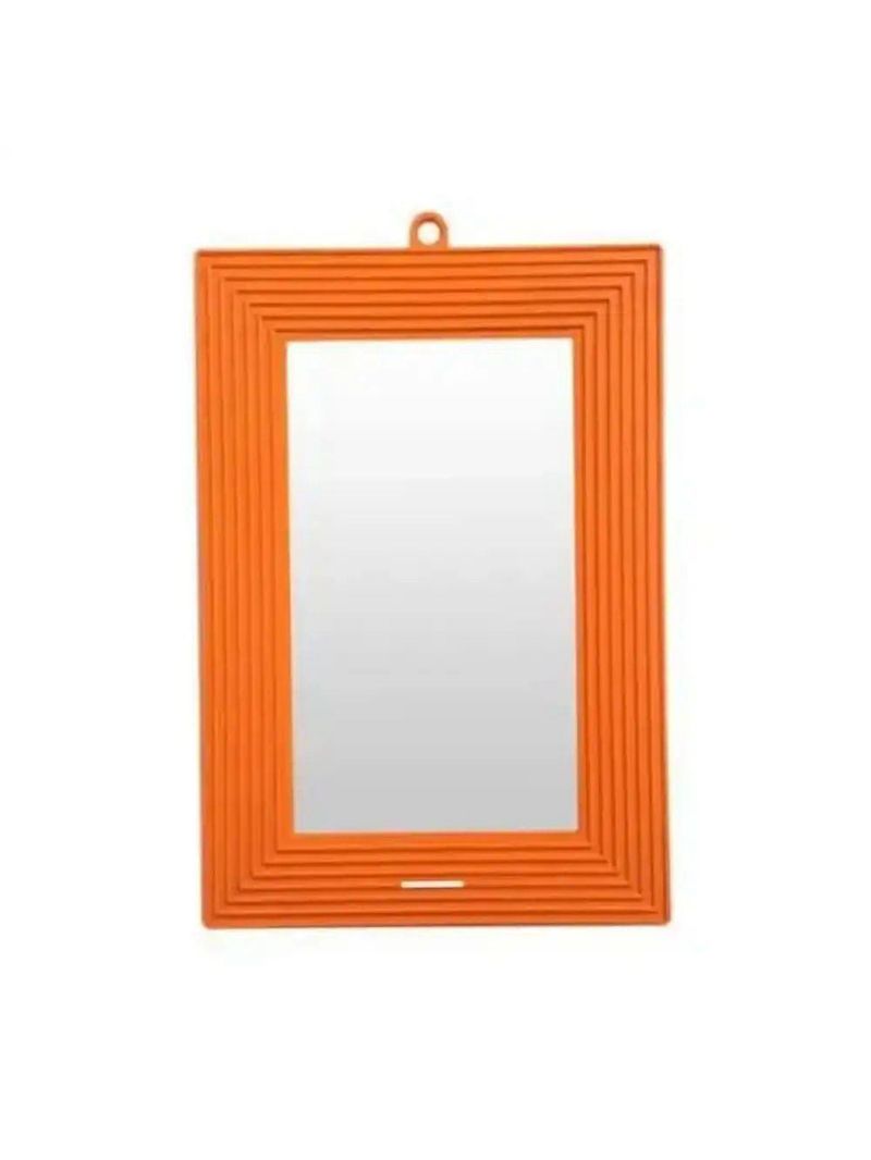 Espelho Moldura 20x14 Laranja Budeplast