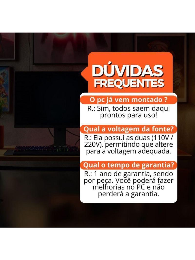 Pc Gamer Amd Ryzen 5 5600gt, 16gb Ram, Placa De Video Radeon Vega 7, Ssd 240gb, Fonte 550w