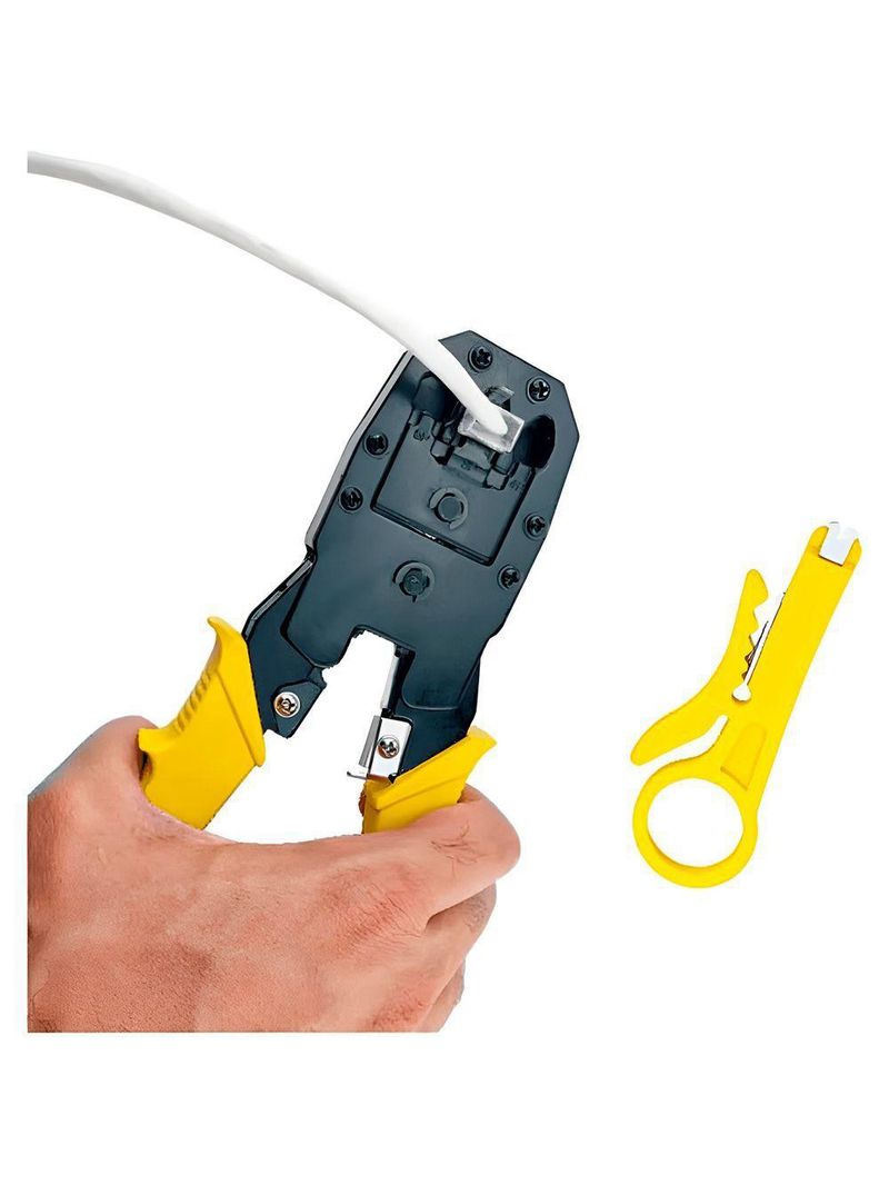 Kit Alicate Crimpar Prensar Desencapador Corte Fio Ferramenta - Versatilidade E Precisão