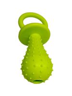 Brinquedo Mordedor Formato Chupeta Para Pets Com Guizo - Diversão E Estímulo Para Cães E Gatos verde