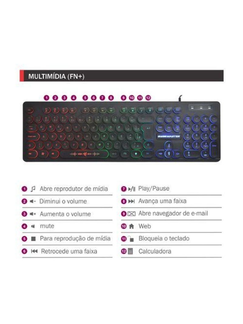 Teclado Gamer Steampunk - Km76