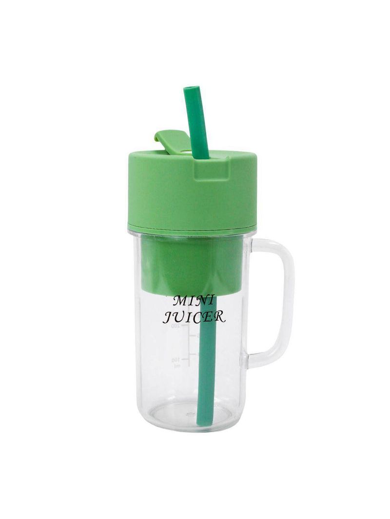 Mini Liquidificador Portátil Shake Suco Juice Cup Caneca Cabo Usb azul