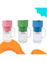 Mini Liquidificador Portátil Shake Suco Juice Cup Caneca Cabo Usb azul
