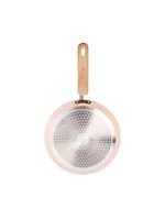 Tapioqueira de indução lyor granito chef 22cm alumínio revestimento cerâmico antiaderente bege