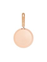 Tapioqueira de indução lyor granito chef 22cm alumínio revestimento cerâmico antiaderente bege