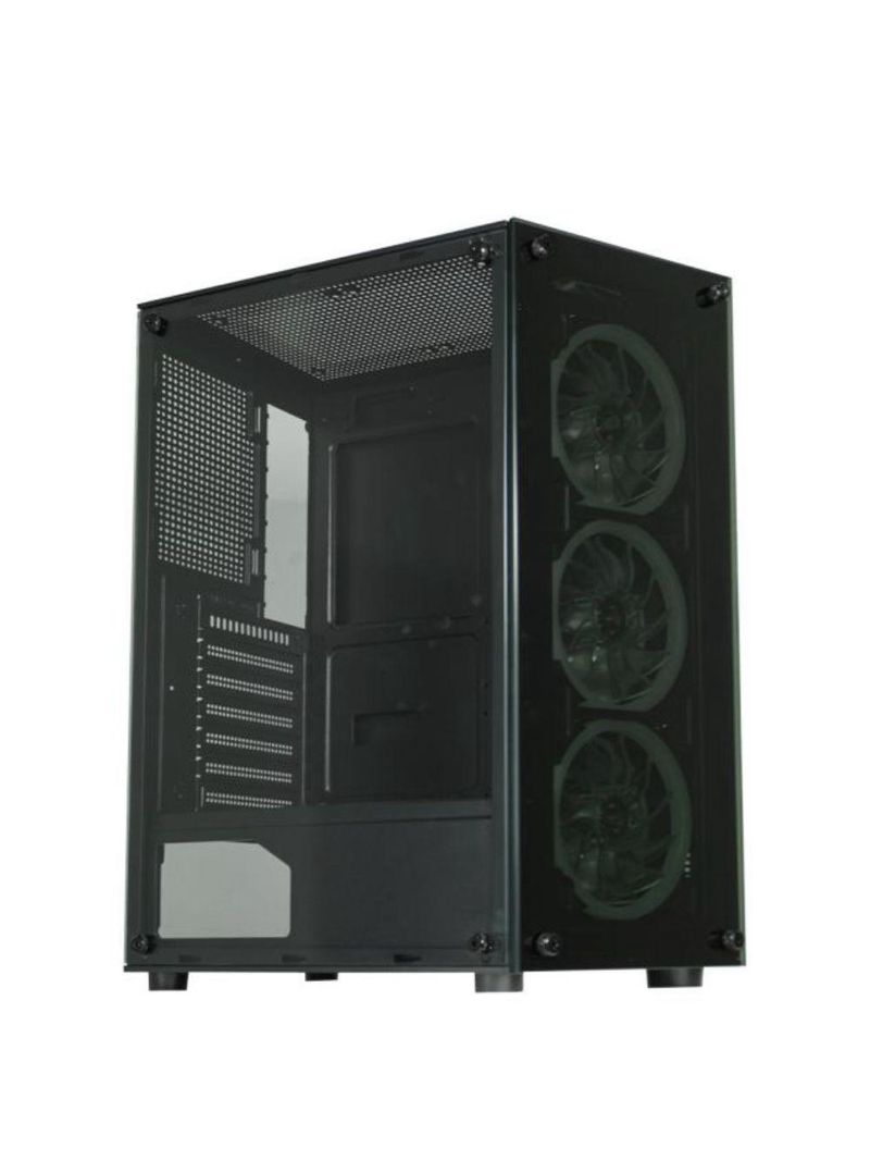 Gabinete Gamer Kmex Cg-30c5 Led Com 3 Fans