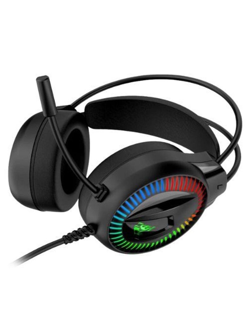 Headset Kmex Gamer Rgb 71 Ar89 Preto