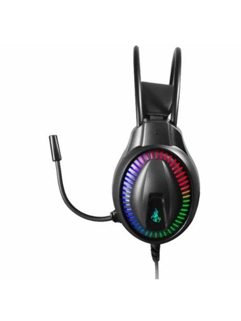 Headset Kmex Gamer Rgb 71 Ar89 Preto