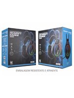 Headset Kmex Gamer Rgb 71 Ar89 Preto