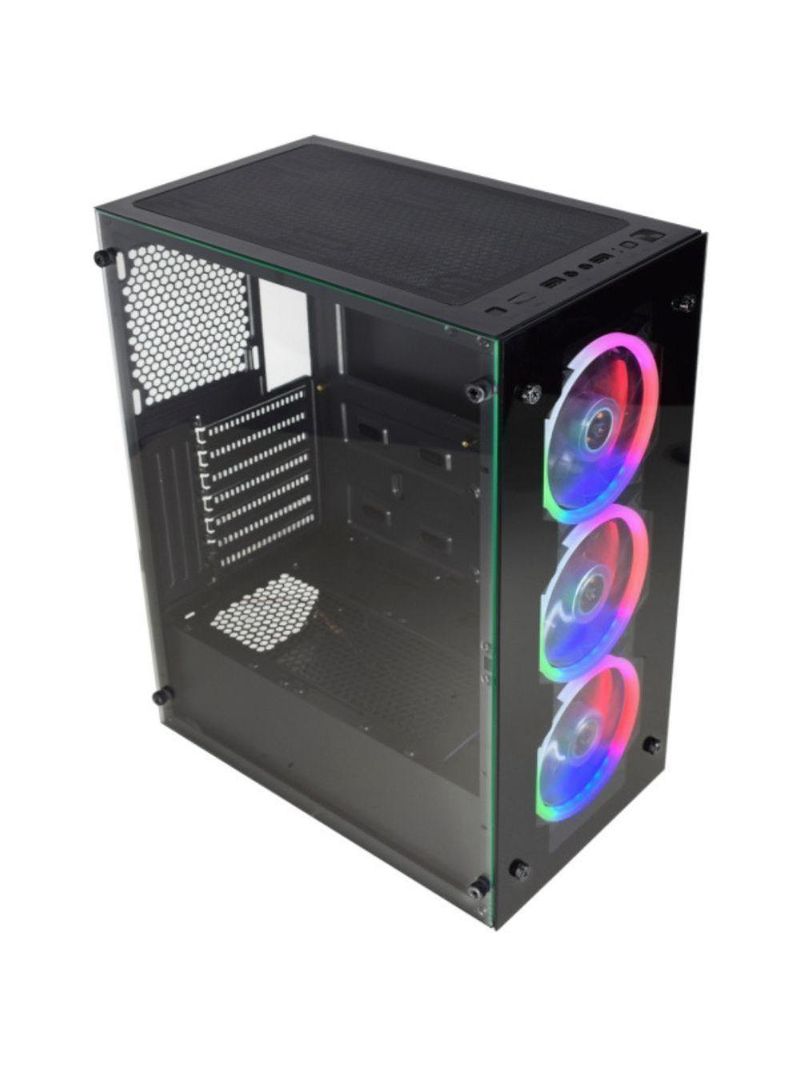 Gabinete Gamer Kmex Led Rgb - Cg10h3