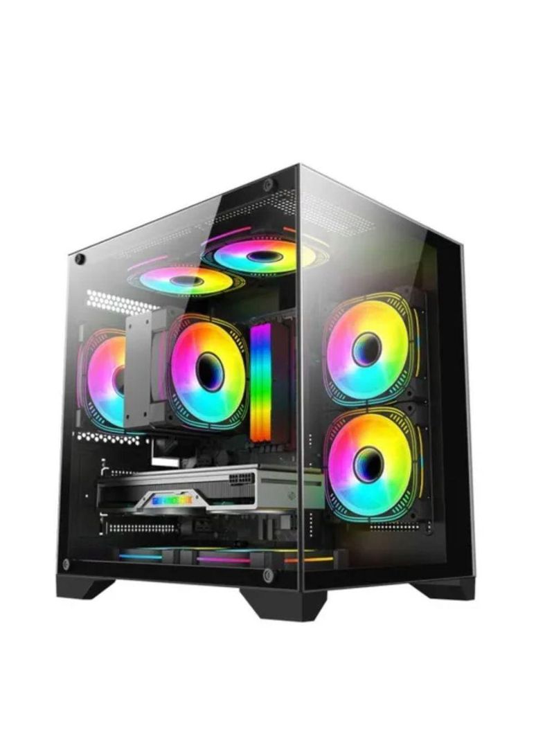 Gabinete Gamer Aquário Micro Cg-0830 Micro Atx