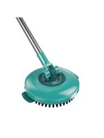 Mop giratório 3 em 1 flashlimp mop8258 com balde, cabo telescópico e 3 tipos de refis – verde/inox