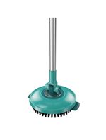 Mop giratório 3 em 1 flashlimp mop8258 com balde, cabo telescópico e 3 tipos de refis – verde/inox
