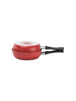 Omeleteira brinox ruby antiaderente pro-flon 330ml 16cm vermelho