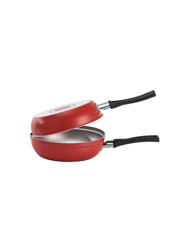Omeleteira brinox ruby antiaderente pro-flon 330ml 16cm vermelho