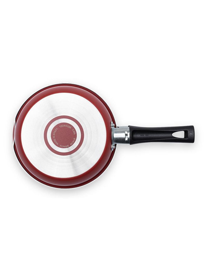 Omeleteira brinox ruby antiaderente pro-flon 330ml 16cm vermelho