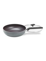 Panela wok brinox preserve antiaderente mineral resist 3,55l 28cm tampa de vidro cinza