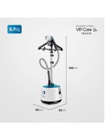Passadeira a vapor mondial vip care vp-07 – branco/azul