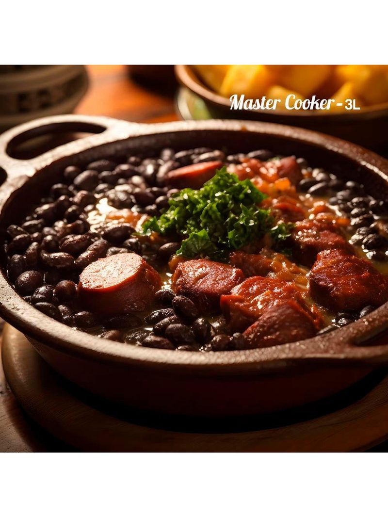 Panela elétrica de pressão mondial digital master cooker pe-40 3l - preta/inox
