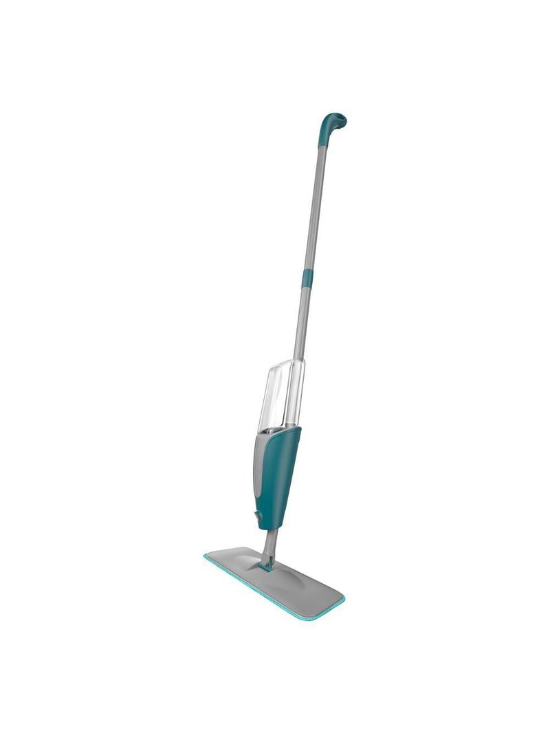 Mop spray flashlimp mop7800 com compartimento para produto de limpeza – verde/cinza