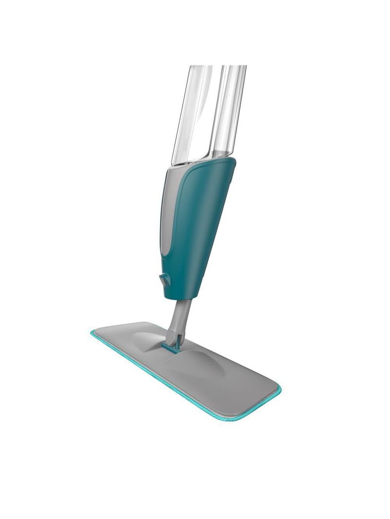 Mop spray flashlimp mop7800 com compartimento para produto de limpeza – verde/cinza
