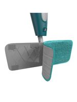 Mop spray flashlimp mop7800 com compartimento para produto de limpeza – verde/cinza