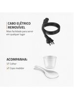 Panela de pressão elétrica mondial 5l digital master cooker pe-38 5l preta