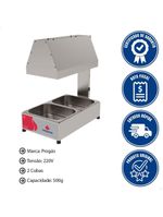 Conservador De Frituras E Alimentos Progás Prcf-20 2 Cubas 220V P44907