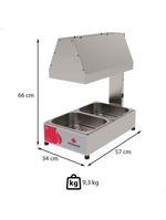 Conservador De Frituras E Alimentos Progás Prcf-20 2 Cubas 220V P44907