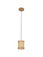 Pendente Muller Straw Mini Natural G9 Led 1 Lâmpada 2501na