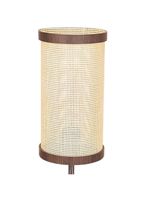 Abajur Muller Straw Sala Palha Imbuia 1 Lâmpada 2550ib