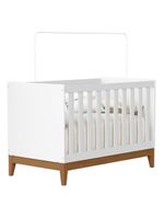 Quarto Bebê Americano 4 Portas Com Berço Americano Flip Branco Acetinado Reller Colchão Ortobom Henn