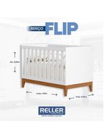 Quarto Bebê Americano 4 Portas Com Berço Americano Flip Branco Acetinado Reller Colchão Ortobom Henn