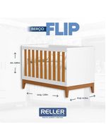Quarto Bebê Americano 6 Portas Berço Americano Flip Branco   Savana Reller Colchão Ortobom Henn