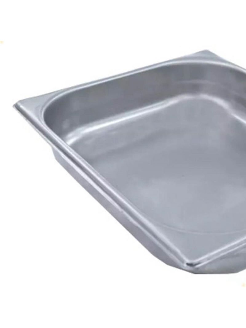 Cuba Lisa Venâncio Em Inox 304 Gn 1-2 32,5 X 26,5 X 6 Cm Para Forno Combinado Gn 1-2 515031