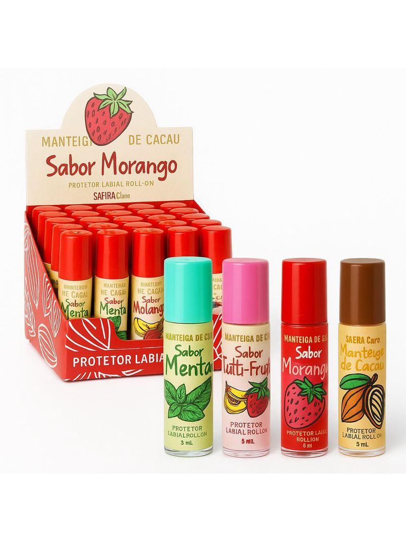 De Cacau Roll-on Sabores - 10un
