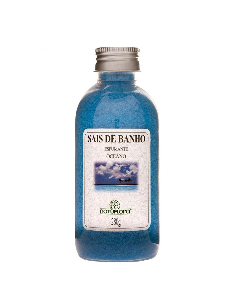Sal de banho espumante oceano - natuflora