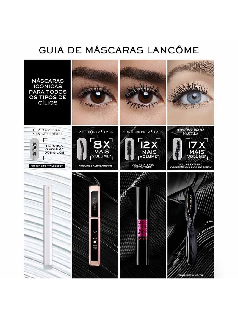 Máscara de cílios à prova d'água lancôme hypnose drama
