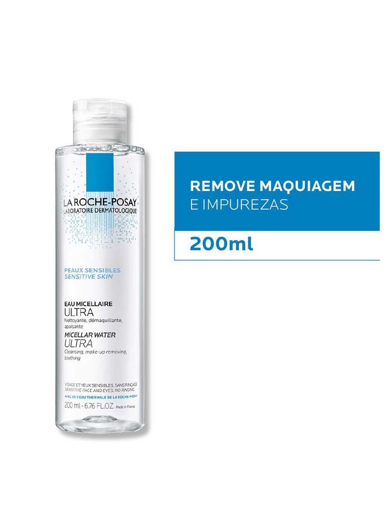 Solução micelar eau de micellaire ultrala roche-posay - demaquilante
