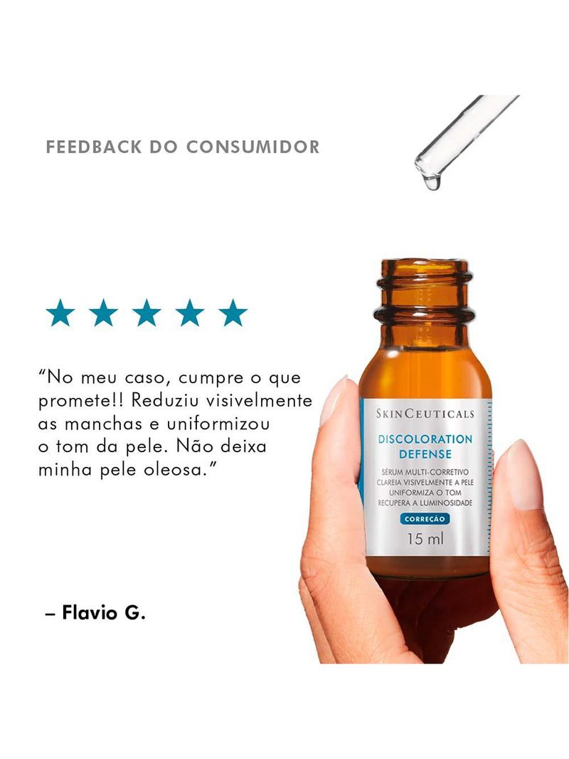 Sérum multi-corretor skinceuticals - discoloration defense