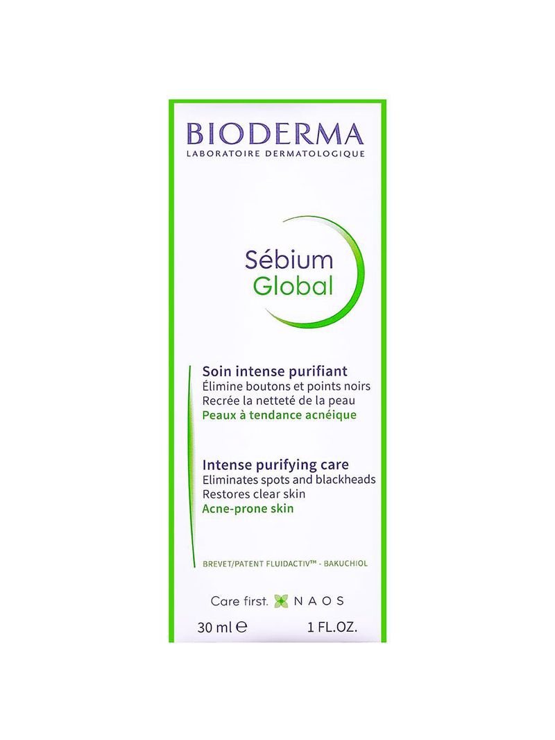 Sébium global bioderma hidratante anti-imperfeições e antimarcas da acne