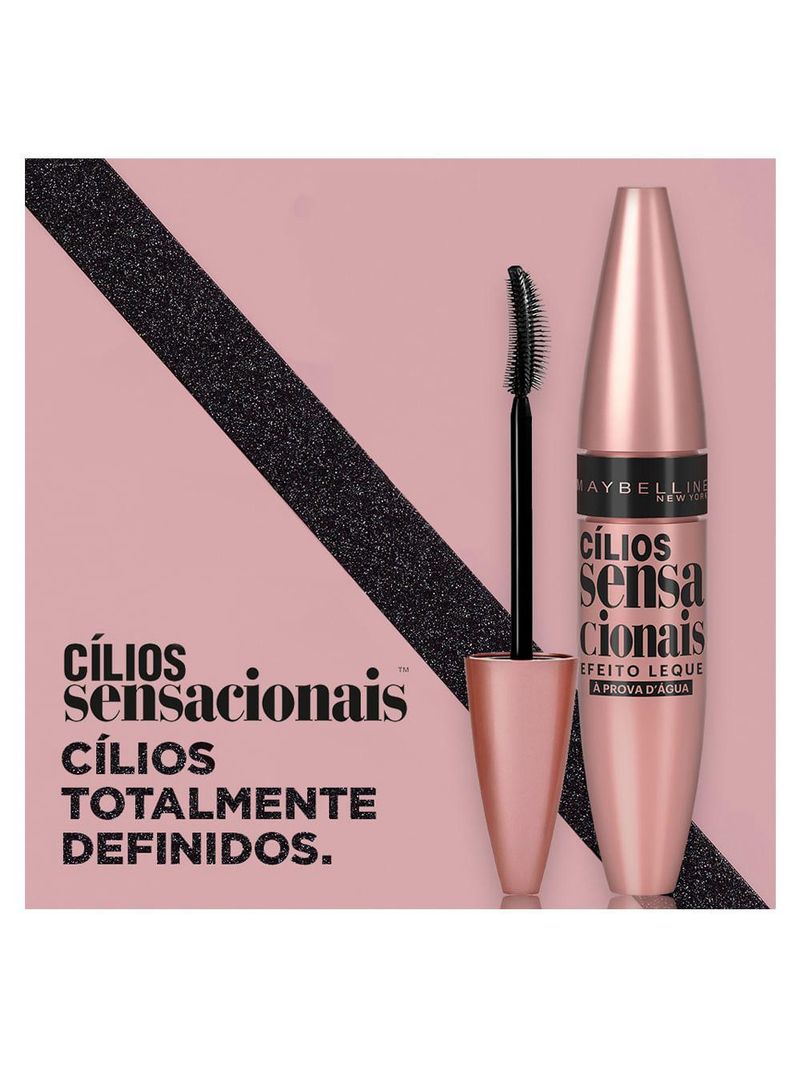 Máscara de cílios maybelline ny lash sensational lavável