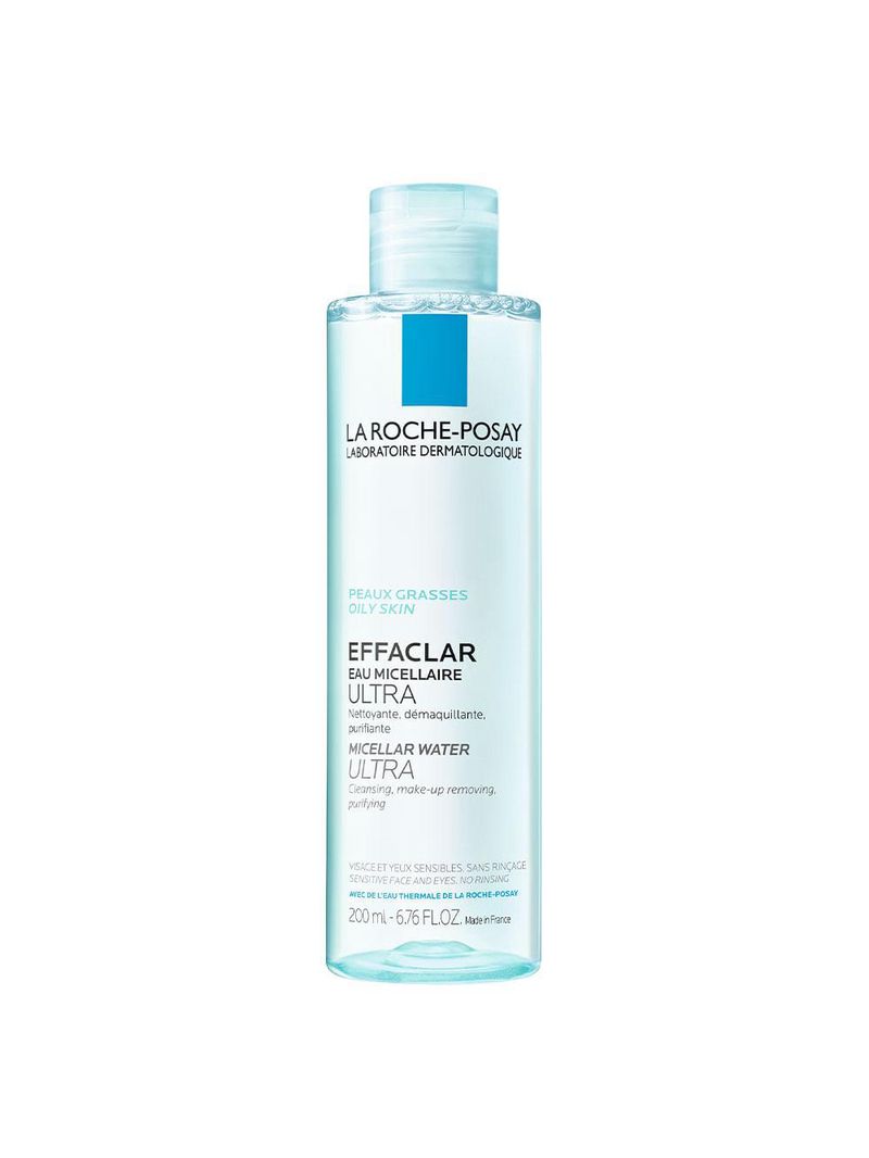 Solução micelar pele oleosa la roche-posay - effaclar eau micellaire ultra