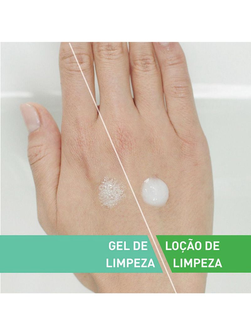 Loção de limpeza hidratante cerave pele normal a seca com Ácido hialurônico
