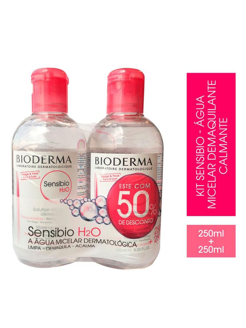 Sensibio h2o Água micelar calmante bioderma