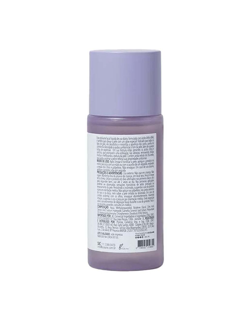 Esfoliante facial líquido renovador océane aha + bha